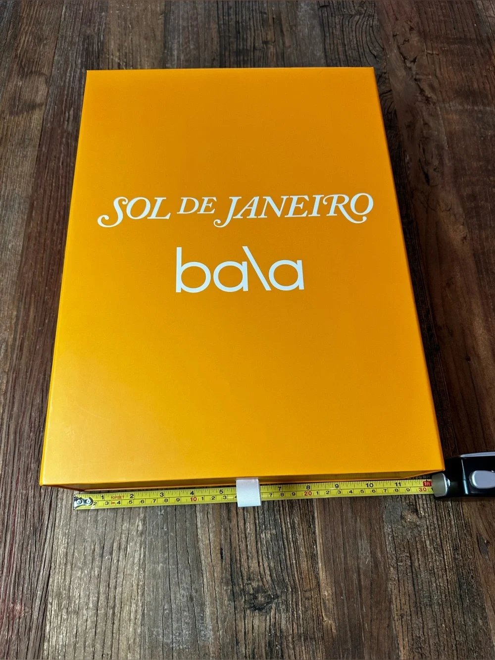 Sol de Janeiro Orange Storage Box with Bala Logo